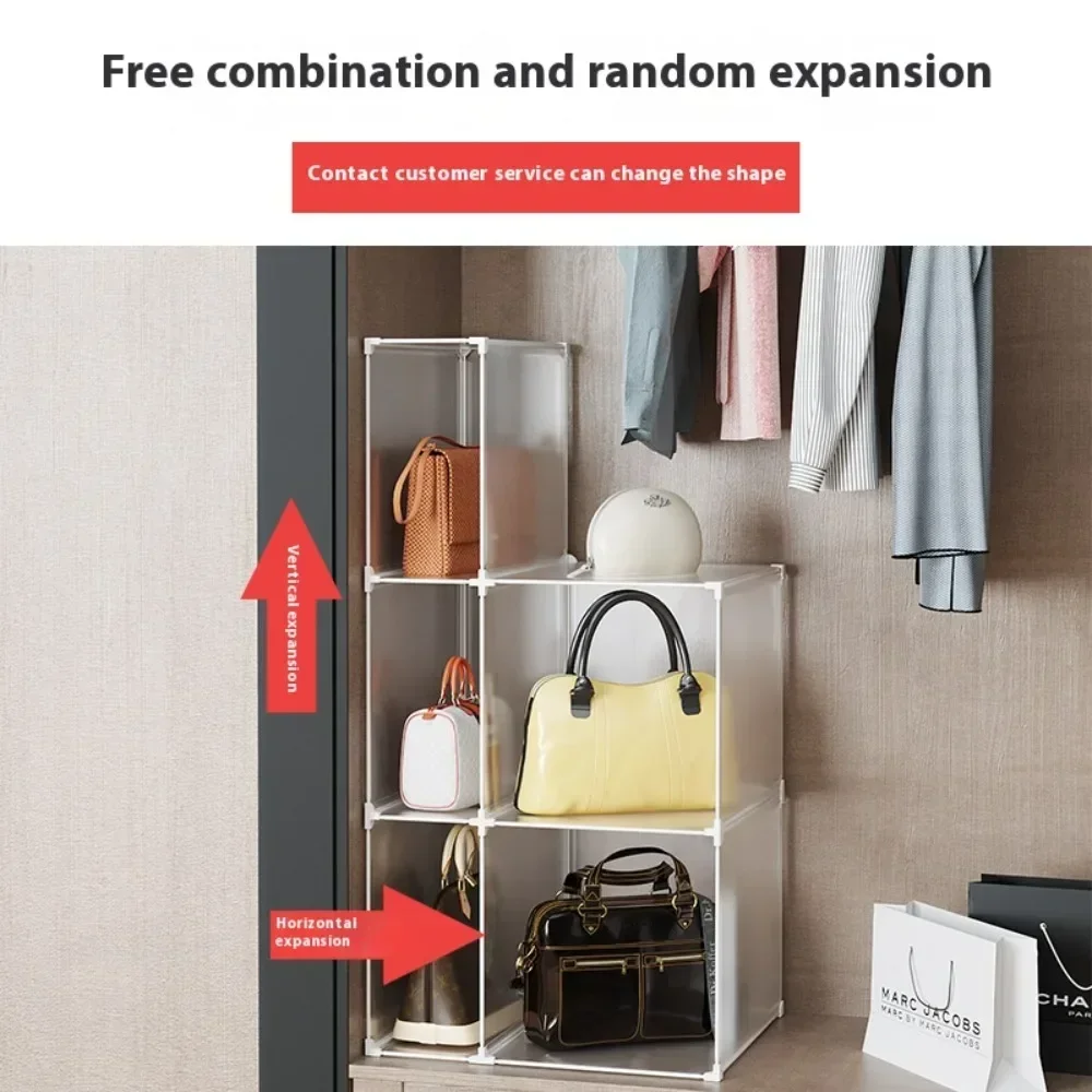 خزانة أكياس اليد، مقسم أدراج، حقيبة قابلة للتكوين بحرية، خزانة إعادة تحديد متعددة الطبقات، خزائن تخزين شفافة