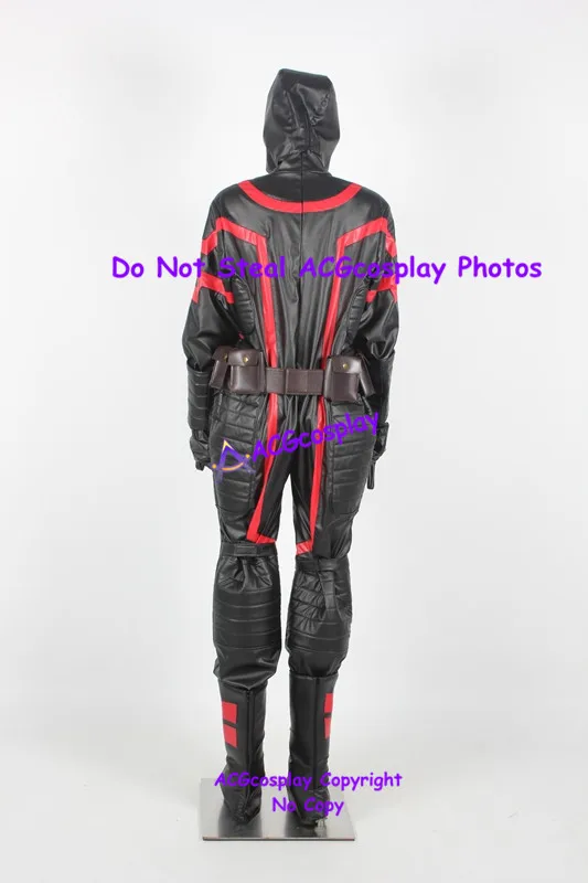 Cycl ops Cosplay Costume acgcosplay faux leather made include boots covers headmask