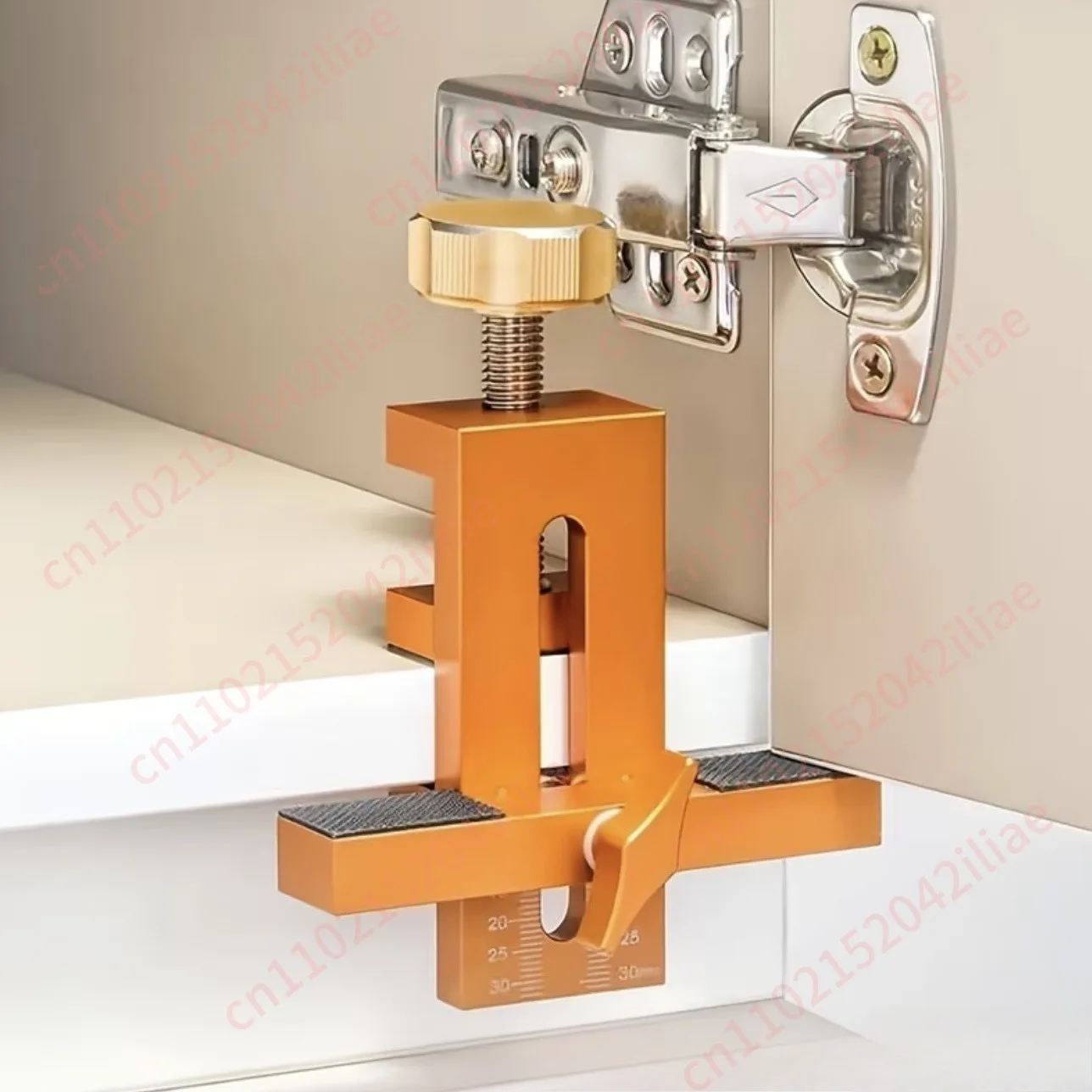 Cabinet door installation aid punching leveler woodworking furniture cabinet door positioning tool