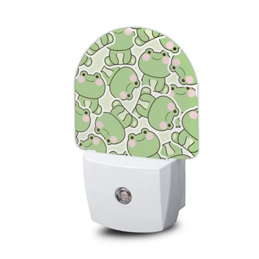 Cartoon Night Light, Cute Night Light Plug into Wall with Dusk to Dawn Sensor, LED Lamp Energy Saving Lights for Men Women Boys