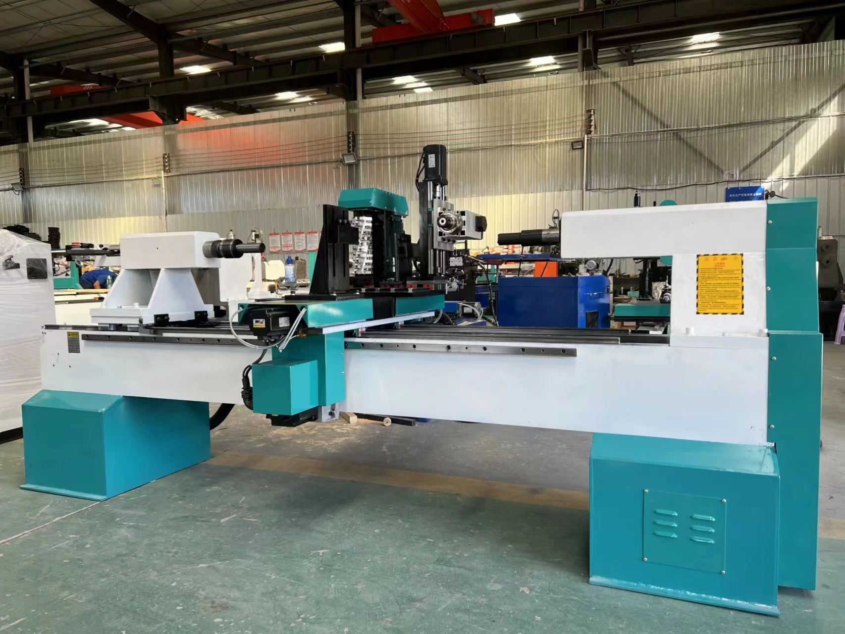 1530-3T Horizontal Wood Cnc Lathe Lathe Cnc Wood Turning Machine