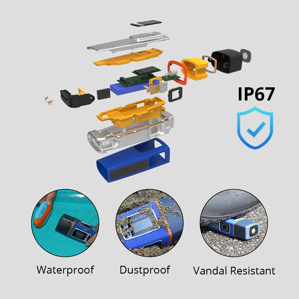 

Reliable Fingerprint IP67 Waterproof RFID Security Management Guard Equipment Guard Tour System Device With Software