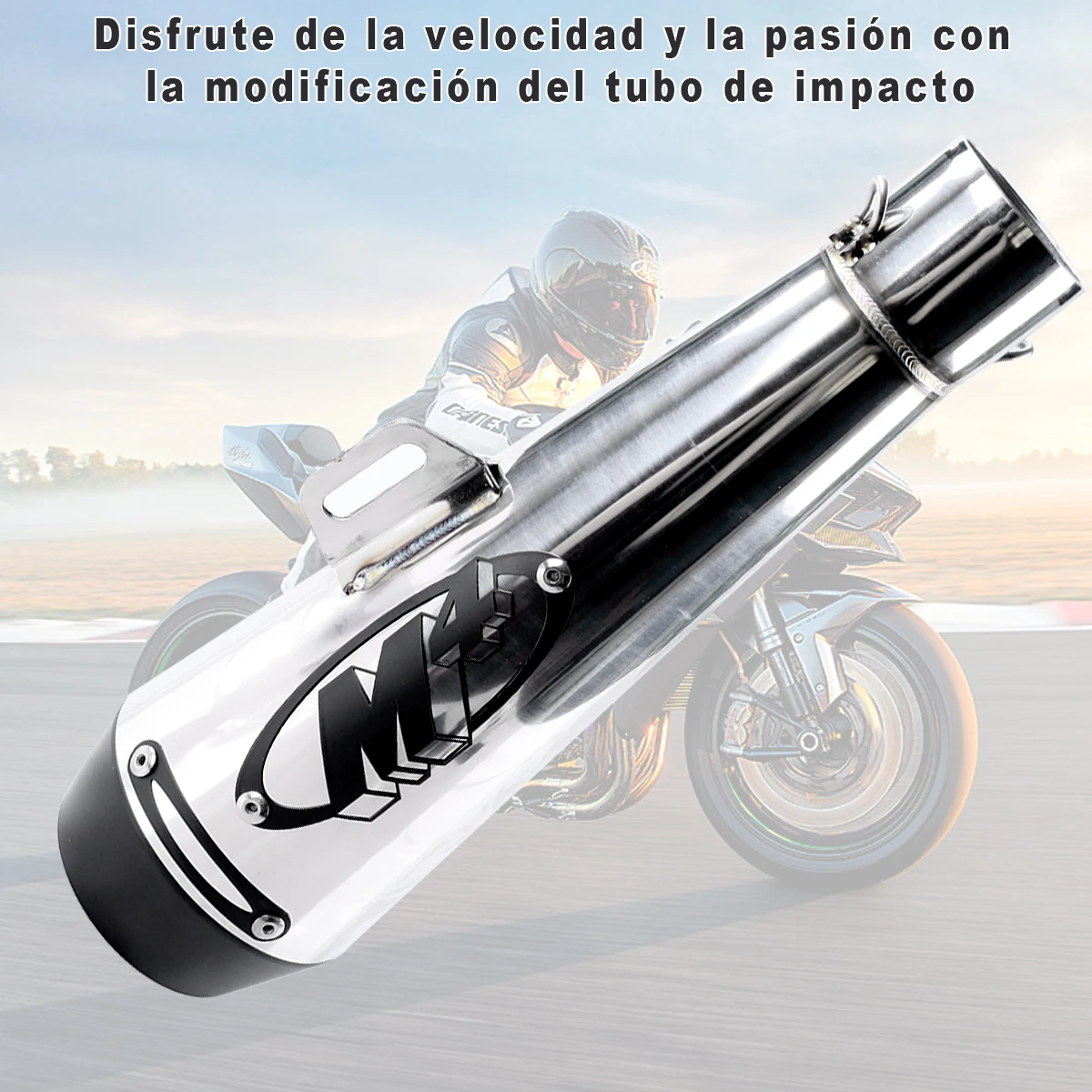 

Универсальный калибр 51 мм, модифицированная выхлопная труба M4 для мотоцикла Yamaha TMAX500/R1/R3 для Honda