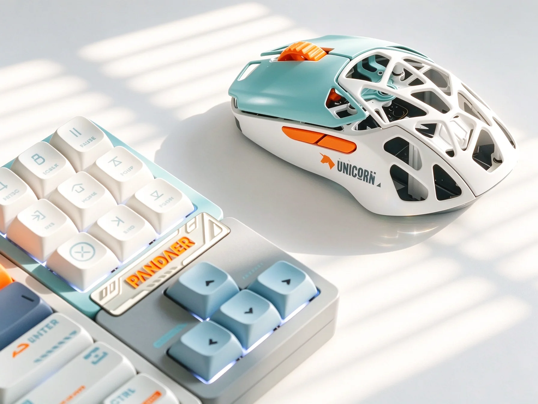 Meizu PANDAER IQUNIX Platinum Unicorn NearLink Wireless Bluetooth Esports Mouse Super Lightweight Alloy Gaming Mouse 26000dpi