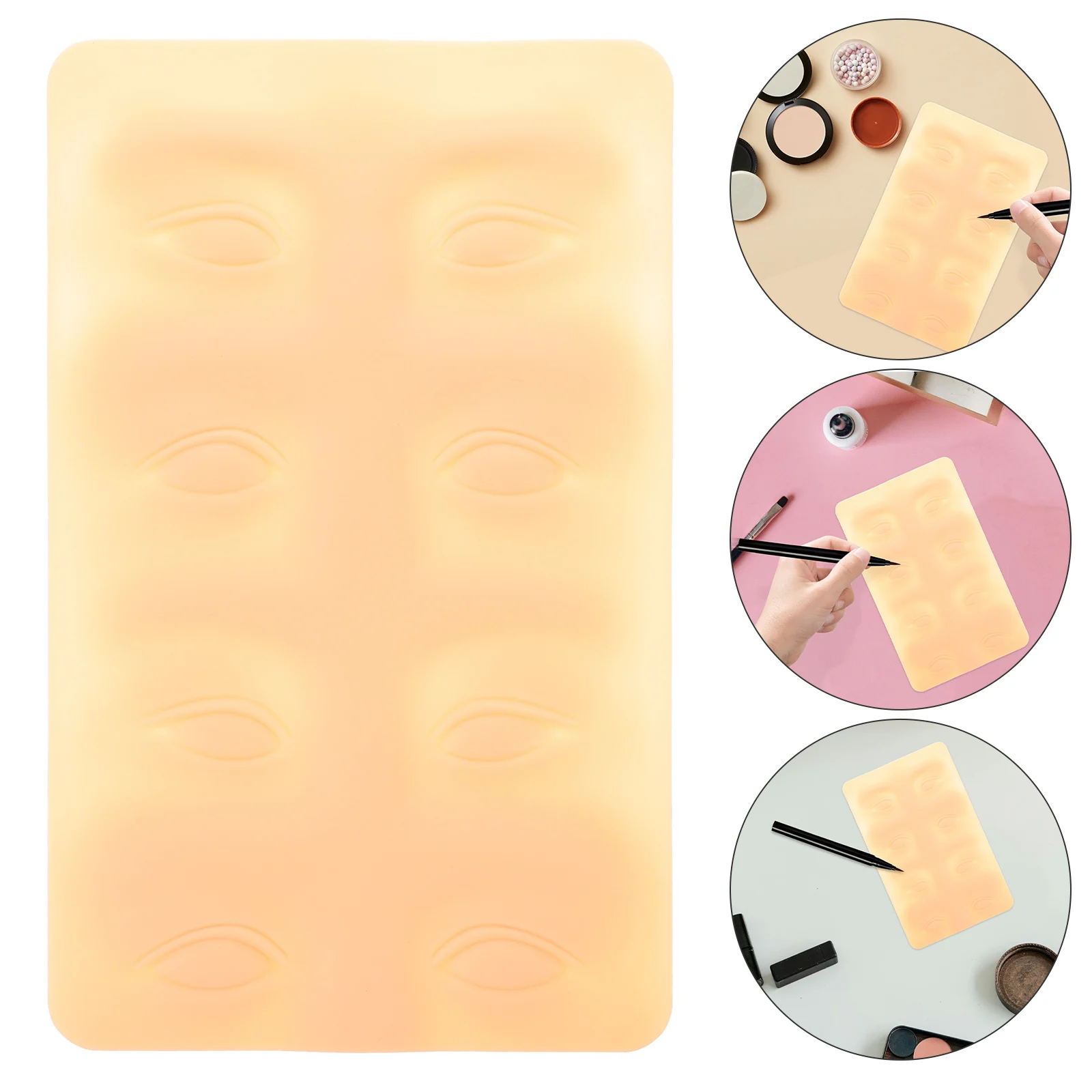 

3D Eyeliner Practice Practice Skin Eyeliner Skin Makeup Training Fake Skin Sheets Microblading Practice Skin