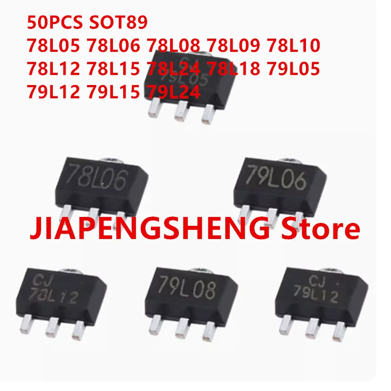 50PCS new original patch regulator.78L05 78L06 78L09 78L12 78L15 78L24 79L05 79L12 79L15 79L24 TO 92 three-end regulator