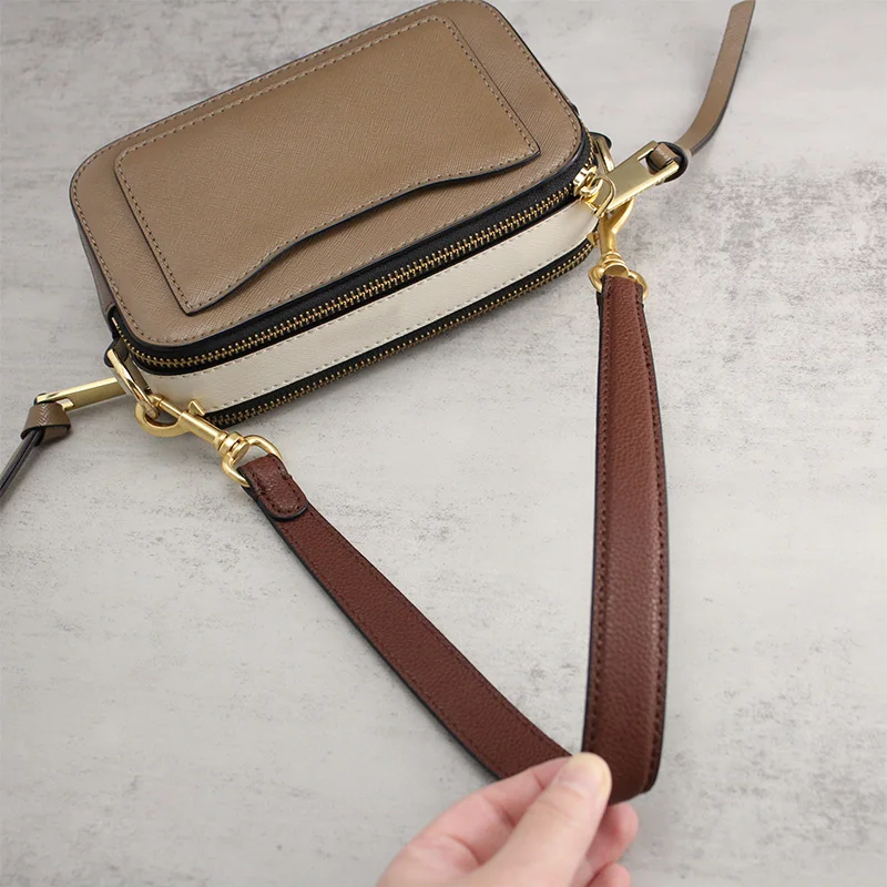 TINBERON Leather Bag Strap Accessories 51cm Underarm Bag Strap Women\'s Handbag Handle Strap Replacement Litchi Texture Bag Strap