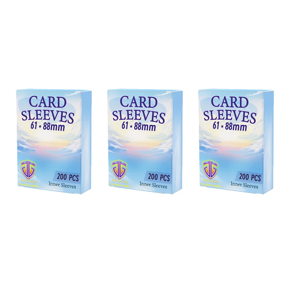 mtg clear card sleeves 300 Pack Clear, Perfect Fit Inner Sleeves Ideal for Double-sleeving, Trading Card Sleeve Compatible with MTG, PKM, TCG and Gaming Cards (60 Microns) : Toys & Games The snug fit ensures your cards stay securely in place without compromising ease of shuffling Cortex Sleeves Matte Standard Size