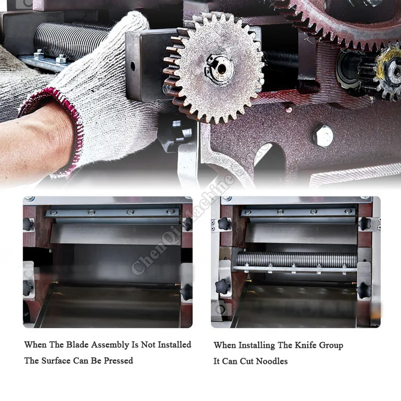ماكينة صنع المعكرونة متعددة الوظائف أوتوماتيكية بالكامل ماكينة ضغط العجين التجارية ماكينة تقطيع المعكرونة للمطاعم متجر المعكرونة