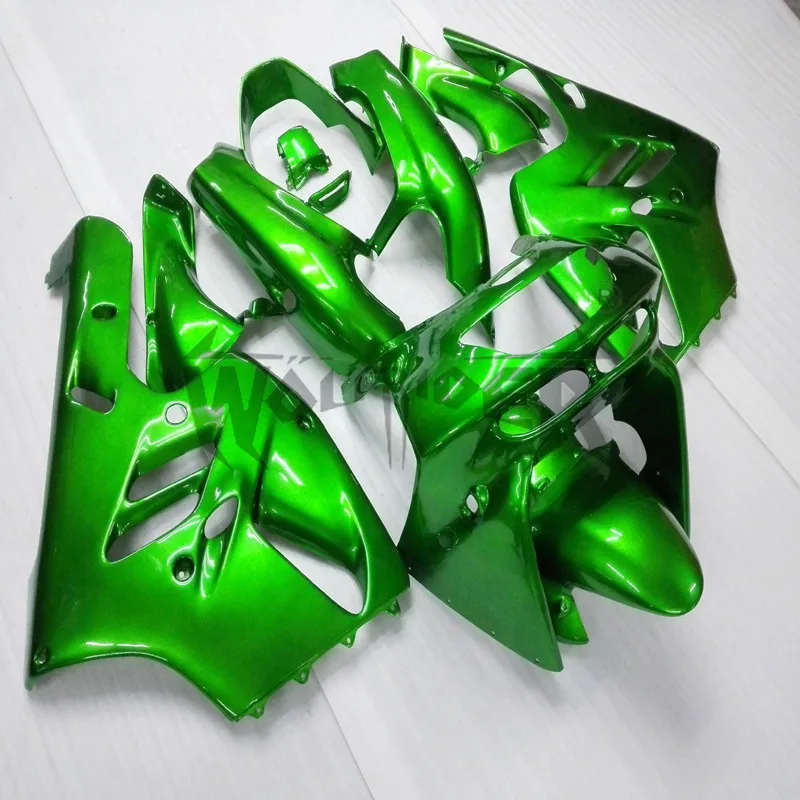 Full fairing kits  for ZX-9R 1994 1995 1996 1997 green ZX9R 94 95 96 97 ABS plastic bodywork kit motorcycle fairings