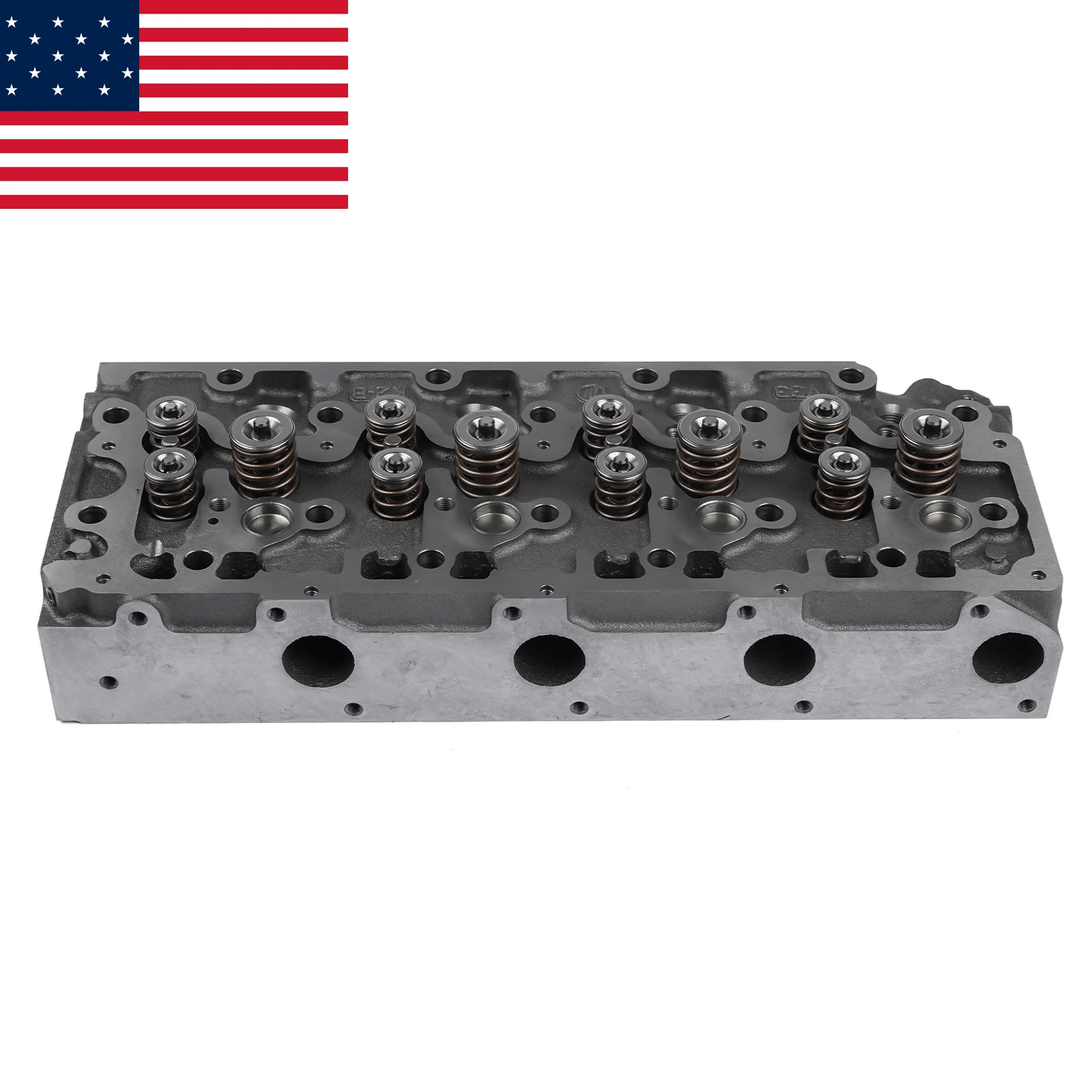 AP03 Cylinder Head For Kubota V3300 V3300T 12 Valves With Valves NEW SILVER