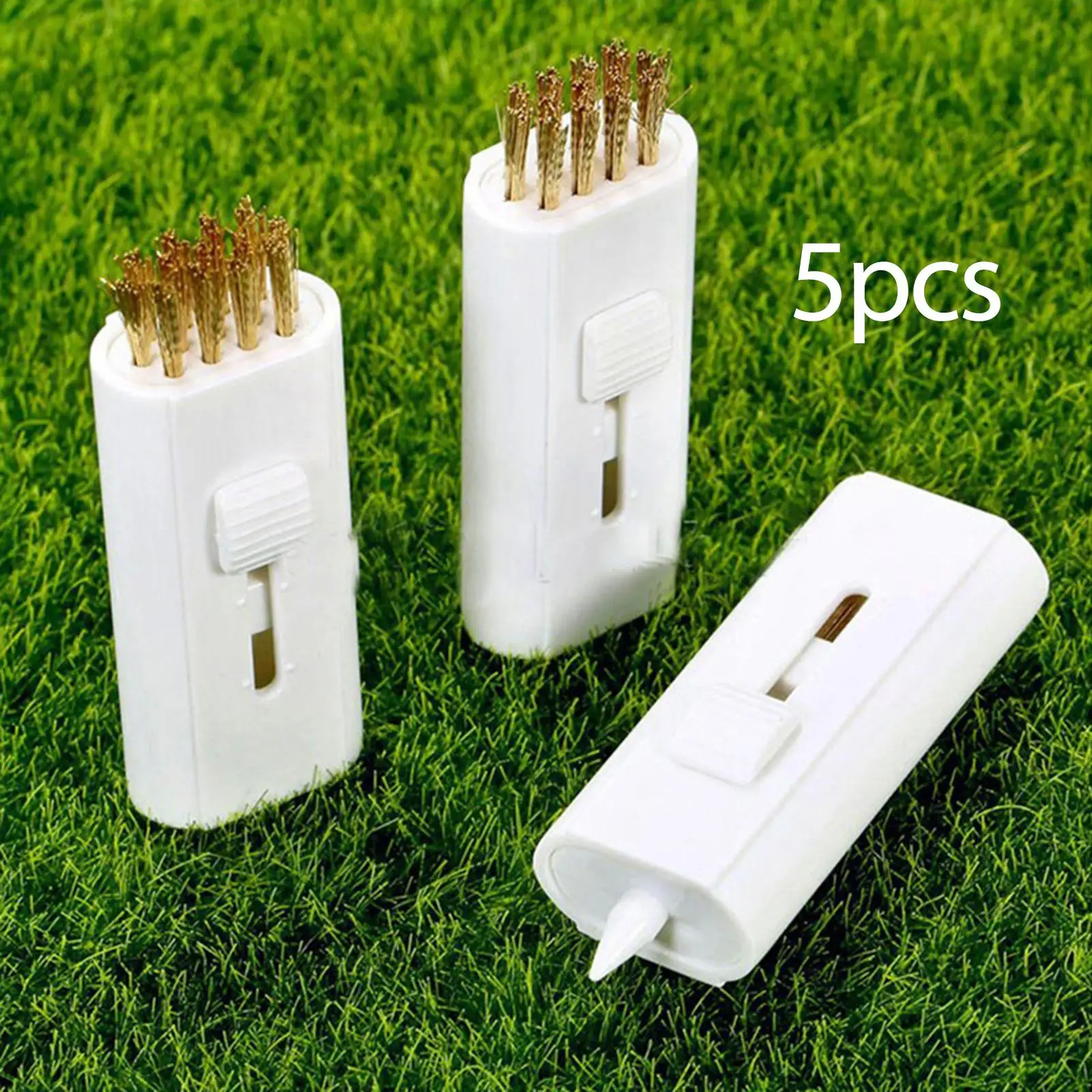 

Golf Club Cleaning Brush Dual Purpose Wire Bristles Club Tool Essential for Golf Bag Accessories Equipment