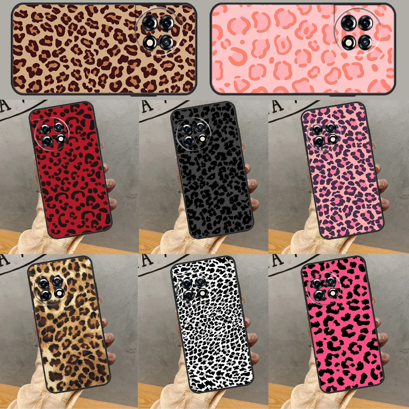 Leopard Print Panther Cover For OnePlus 12 12R 13 13R 11 10 Pro 8T 10T OnePlus Nord 4 CE 3 2 Lite N30 N20 N10 Case