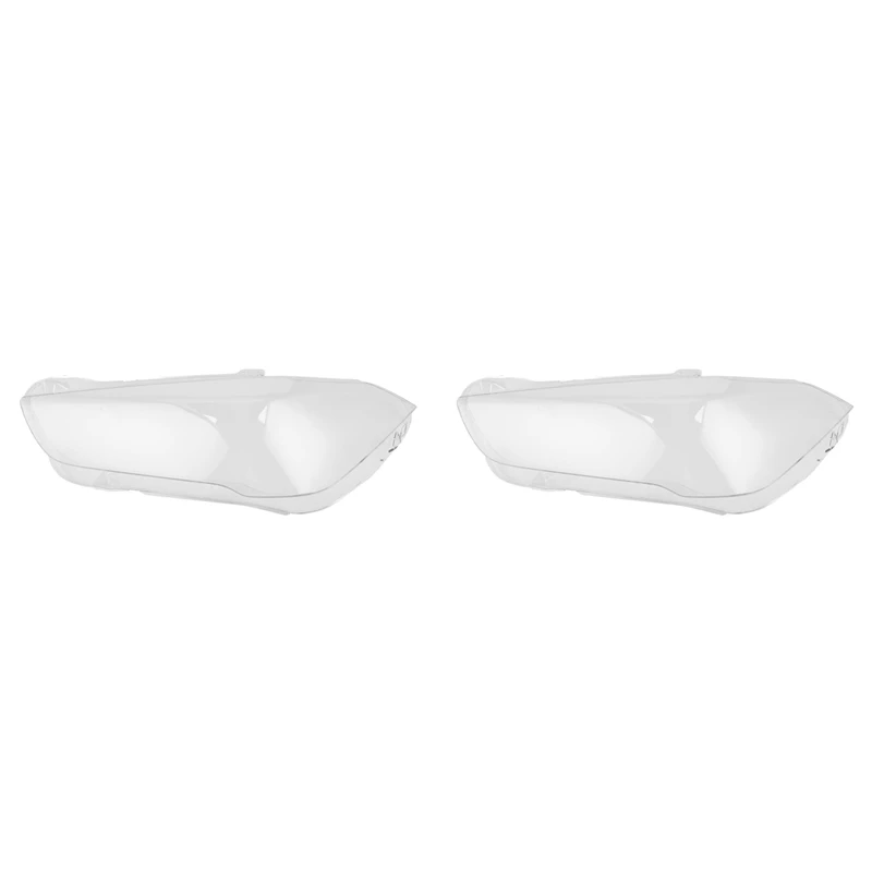 

2X Left Side Head Light Clear Lens Cover For BMW X1 F48 16-19 Headlight Lampshade Shell Head Light Glass Housings Cap