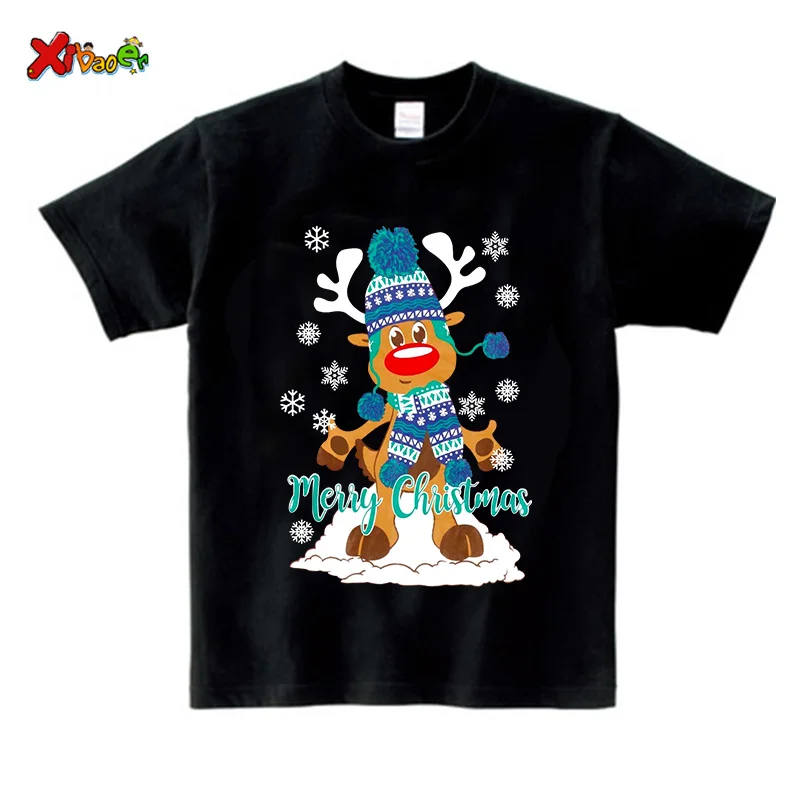 Christmas T-Shirt Family Matching Outfits Clothes Baby Kids Family Look Children Clothes Family Look Familien Outfit Clothing