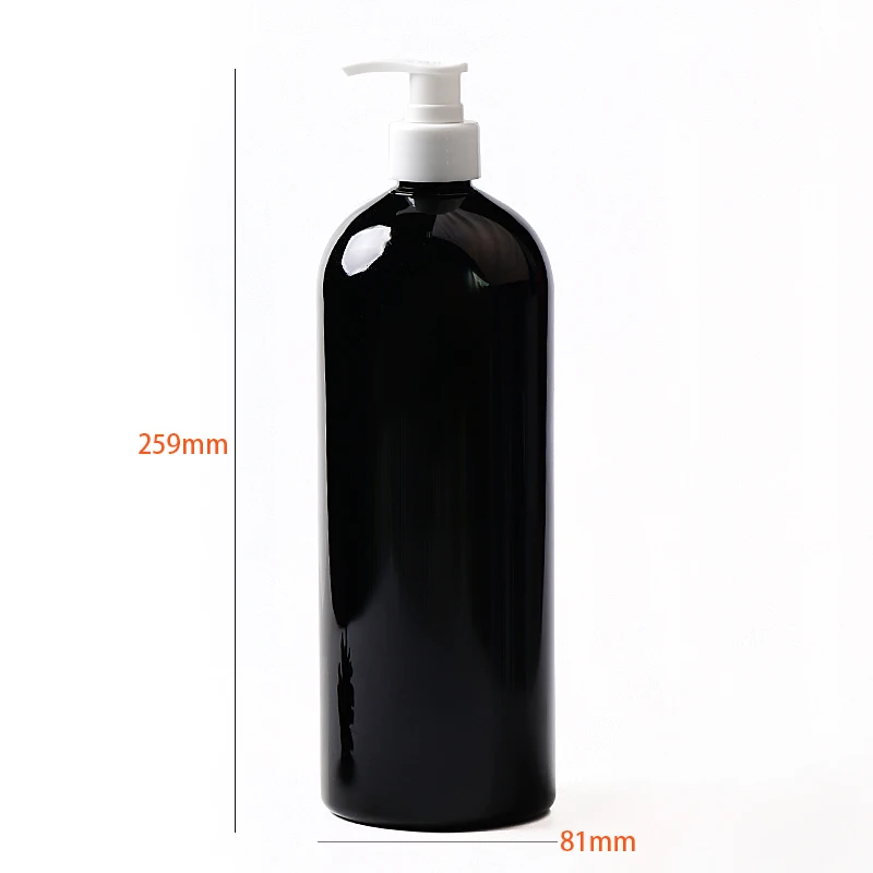 1000ml X 8 Plastic Lotion Pump Bottle PET Packaging Bottle 1L Shampoo Bath Gel Container Cosmetic Bottle Personal Care Dispenser