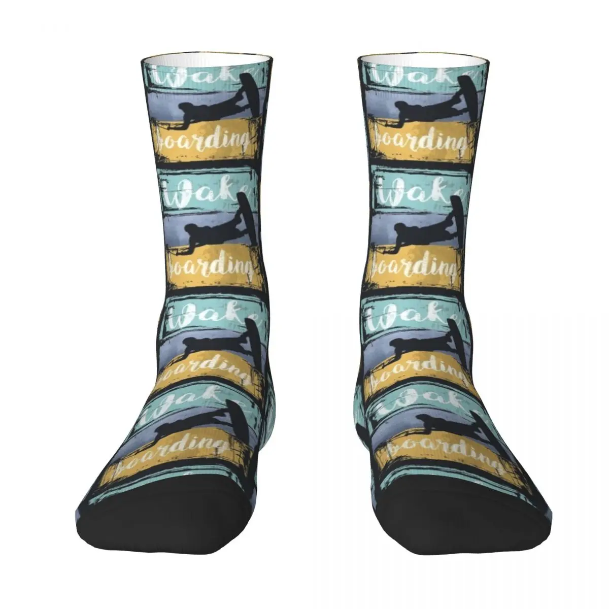 Wakeboarding Retro Wakeboarder Socks shoes designer anti-slip Socks For Man Women's
