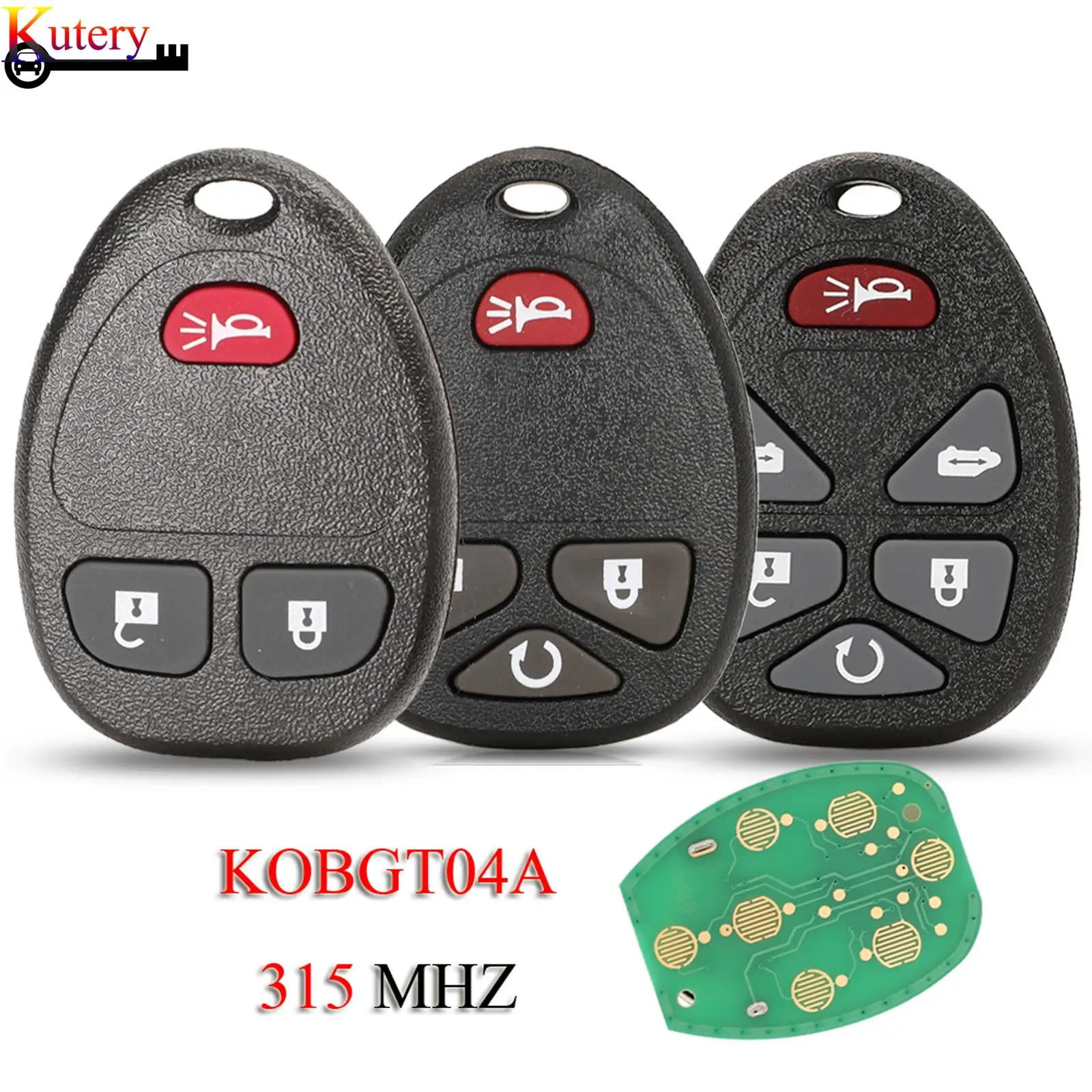 

Пульт дистанционного управления jingyuqin KOBGT04A, 3/4/6 кнопок, 315 МГц