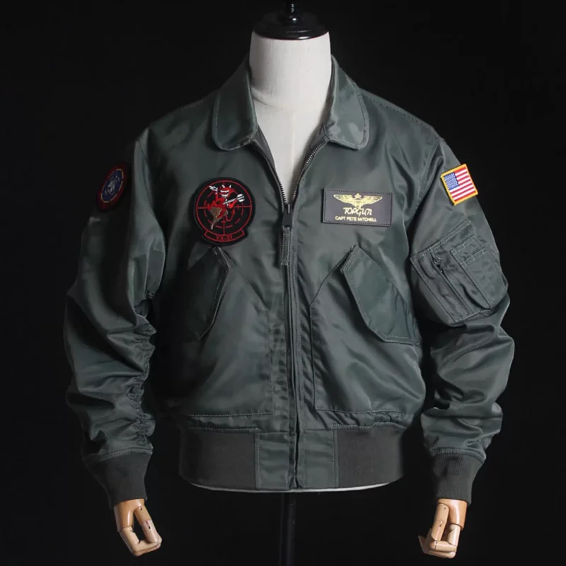 

Flight Jacket CWU-45P/36P Men's Nylon Short Sleeve Thickened Outerwear