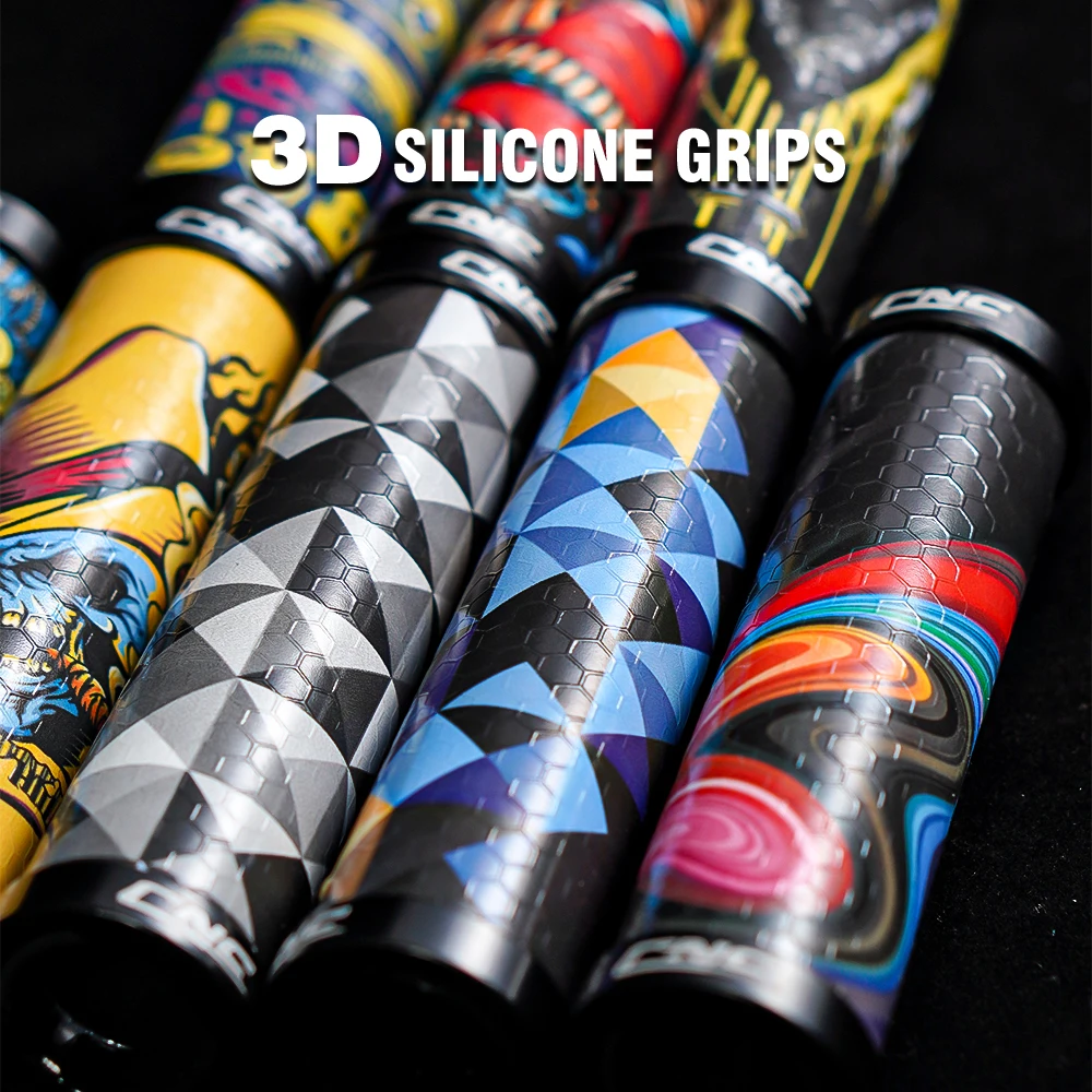 قبضة دراجة MTB Cnc ، أغطية مقود دراجة جبلية من السيليكون ، أساور يد ، مقبض مطاطي للخرطوم ، قفاز معصم لركوب الدراجات ، قبضة Vtt