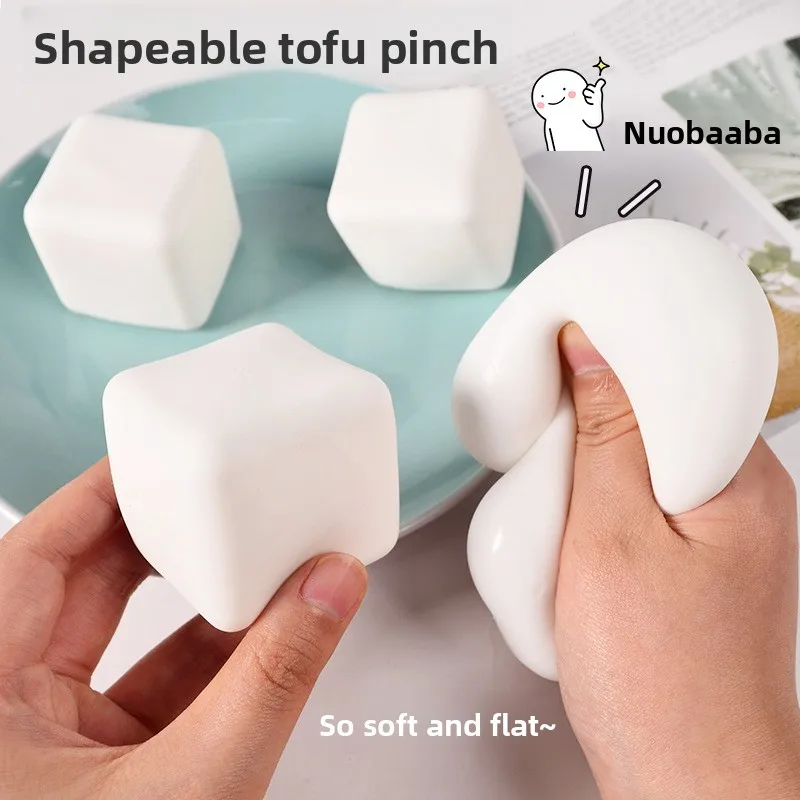 

Plastic Square Tofu Slow Rebound, Simulation White Tofu, Fashion DIY Decoration Tools & Supplies Materials