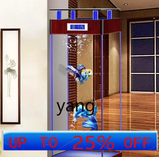 

LMMvertical fish tank living room small floor-to-ceiling home intelligent ecological water cycle lazy water free