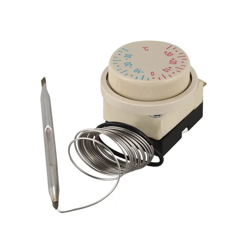 HOT-10X Freezer -30-+30℃ AC 250V 16A AC380V Temperature Capillary Thermostat