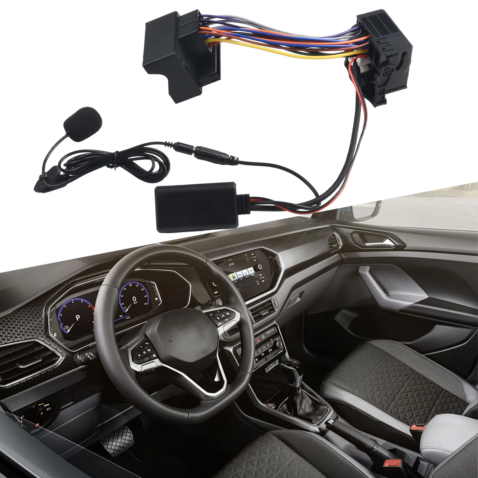 Car Radio Wireless 5.0 Module Radio AUX Receiver Cable Adapter For RCD510 RCD210 MA2262 JieRui-BT 5908