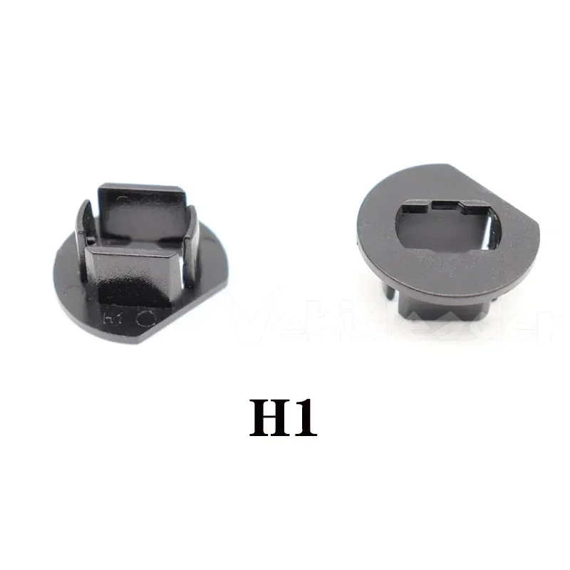 2Pcs H1 Car LED Headlight Bulb Adapter Holder Base Sockets Headlamp Retainers