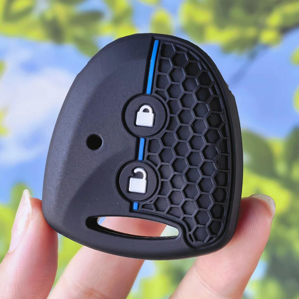 Precise‑Fit Silicone Fob Skin for Toyota Grand New Avanza Daihatsu Xenia Perodua Alza Myvi Axia Car Remote Holder