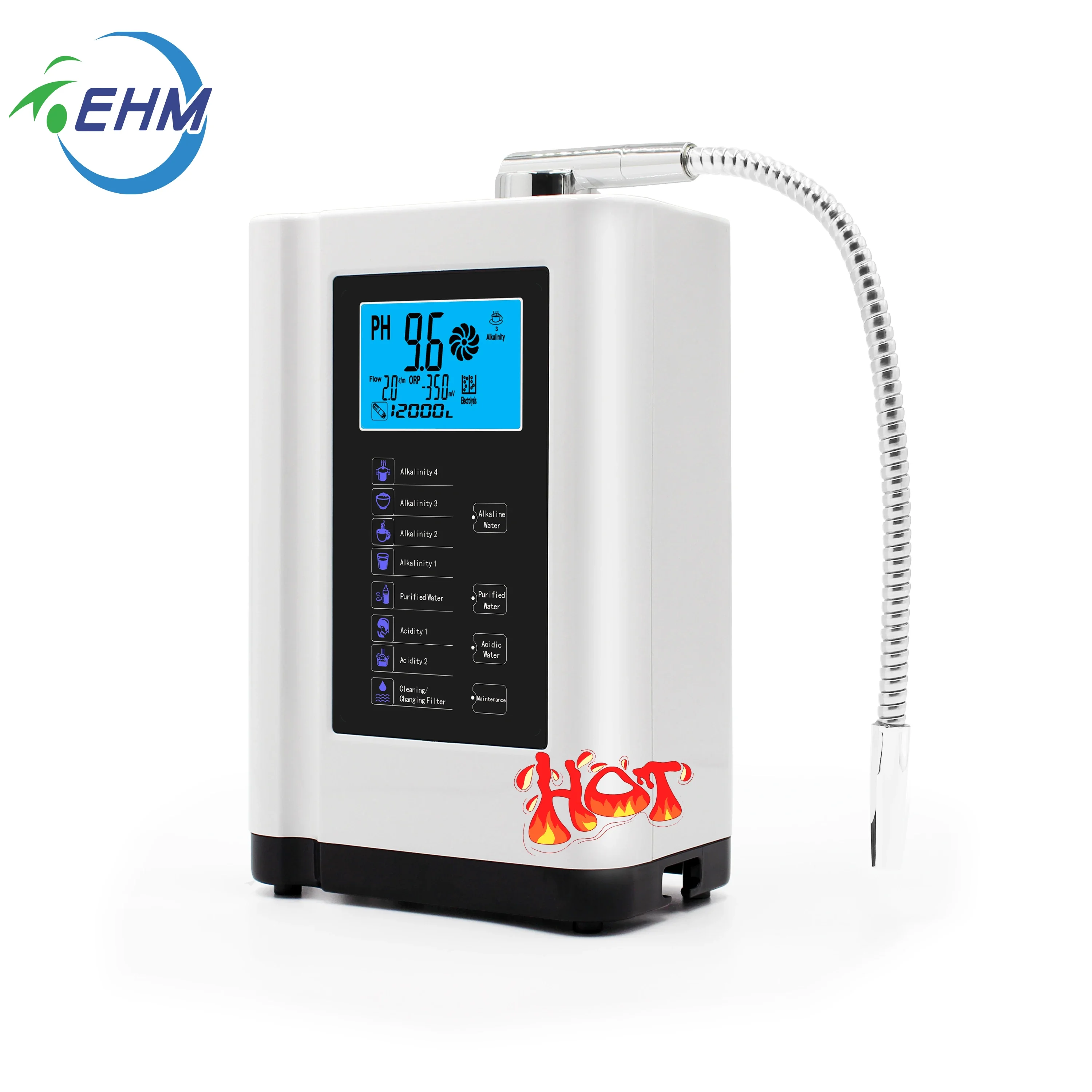 7 Plate Alkaline Electrolysis alkaline hydrogen Water Ionizer Chamber