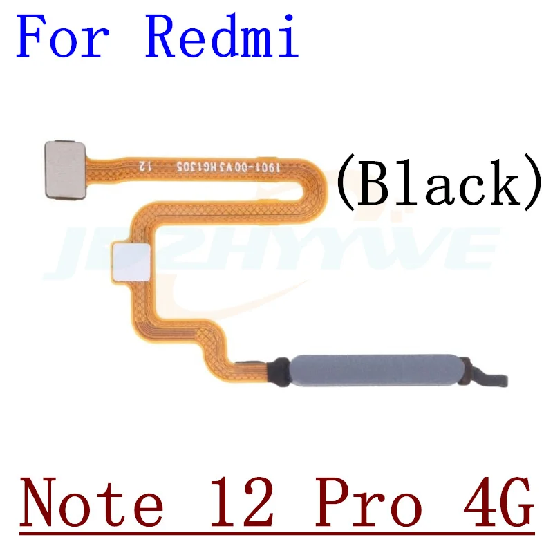 For Xiaomi Redmi Note 12 Pro 12S 12pro 4G 5G Fingerprint Sensor Scanner Touch ID Connect Motherboard home button Flex