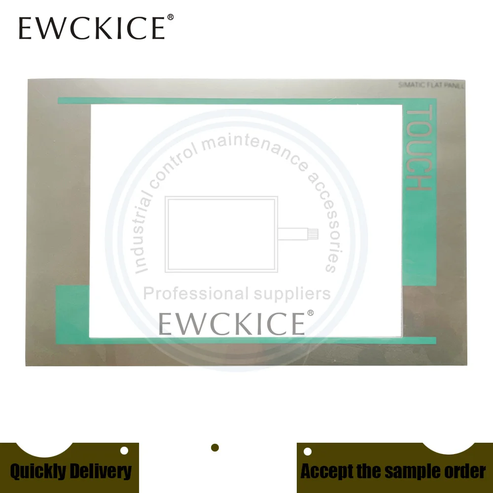 NEW FLAT PANEL 15T HMI 6AV7861-2TB10-1AA0 6AV7456-2TB00-0BS1 PLC Touch screen AND Front label