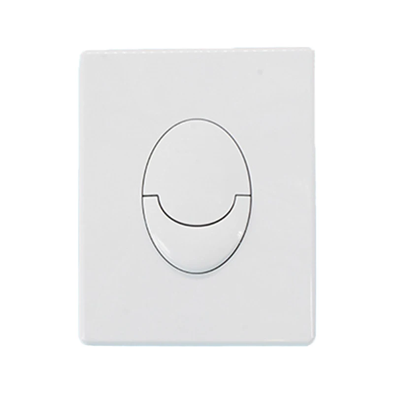 Pelat Tombol Tekan Siram Ganda berwarna Putih Kompatibel dengan Aksesori Toilet Grohe SKATE AIR