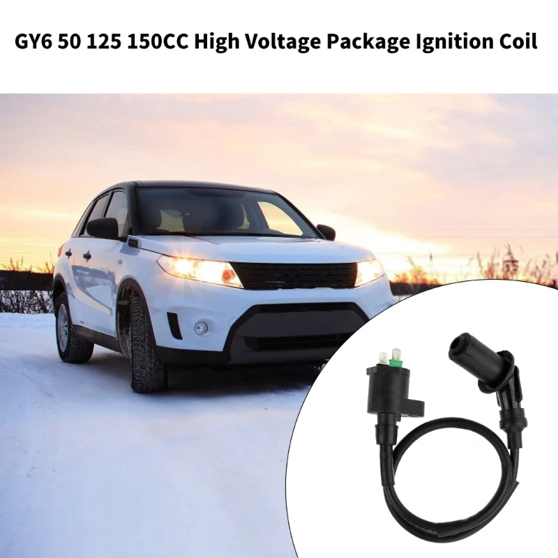 High Voltages Ignitions Coil Enhanced Ignitions Coil Efficient Ignitions Coil Quick Installation Upgrades for GY6 50 125 D7YA