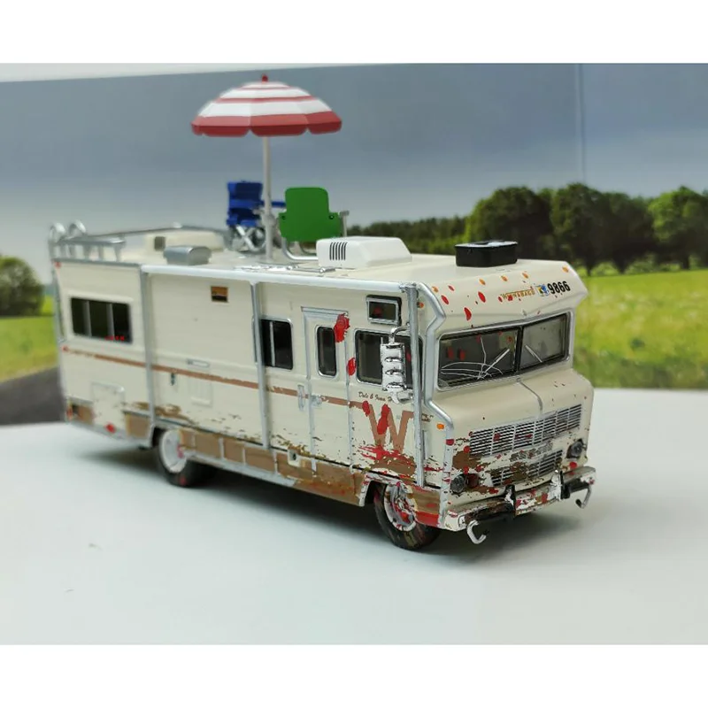 Diecast Scale 1/64 1973 Escape Bus Alloy Simulation Model Bus Collection Adult Child Birthday Gift Decoration