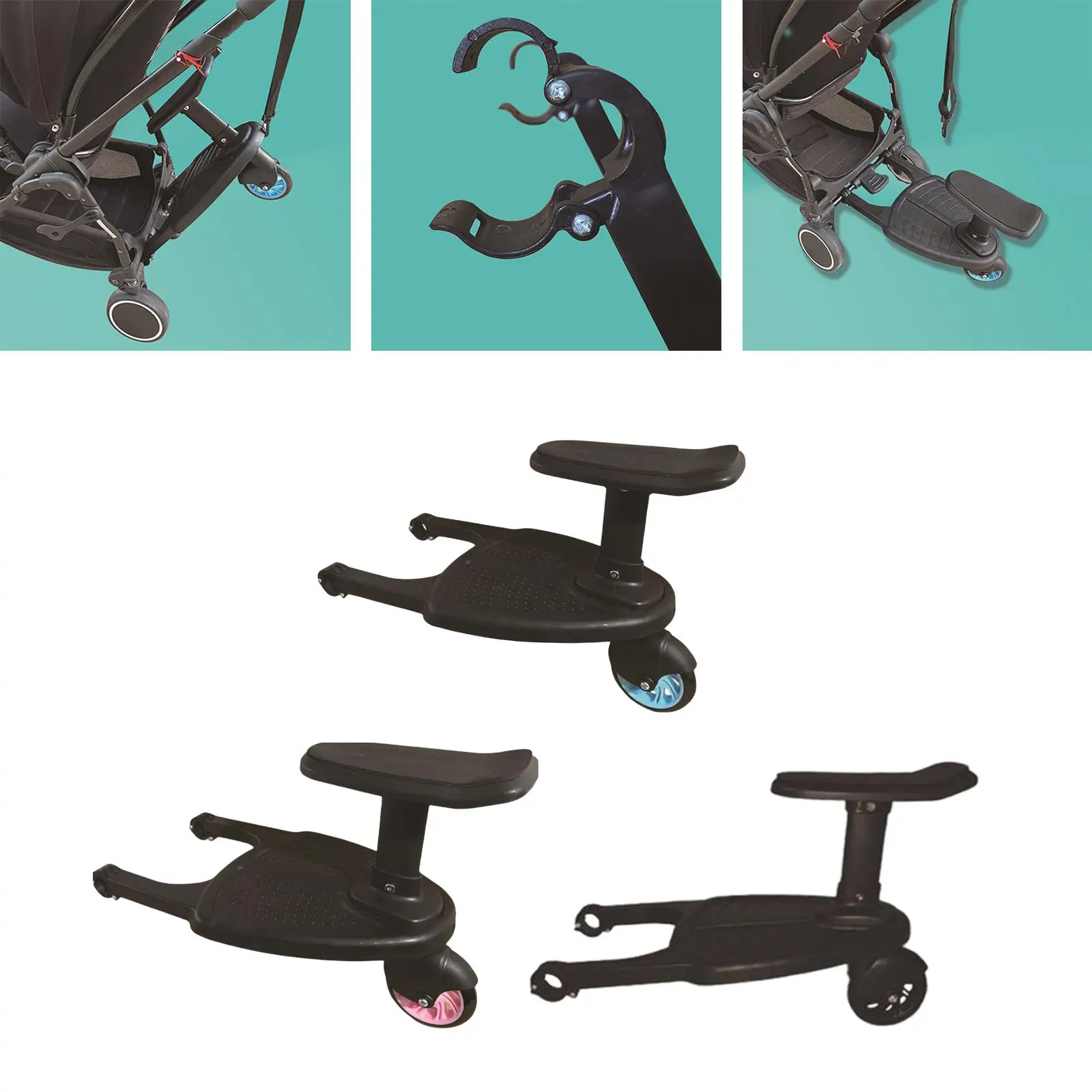 Papan Dorong Universal untuk Kereta Dorong, Cocok untuk Kebanyakan Merek Kereta Dorong