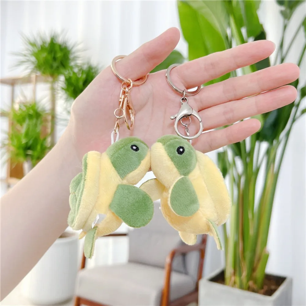 10cm Sea Turtle Plush Toy Cute Cartoon Small Turtle Doll Keychain Mini Turtle Stuffed Animals Bag Pendant