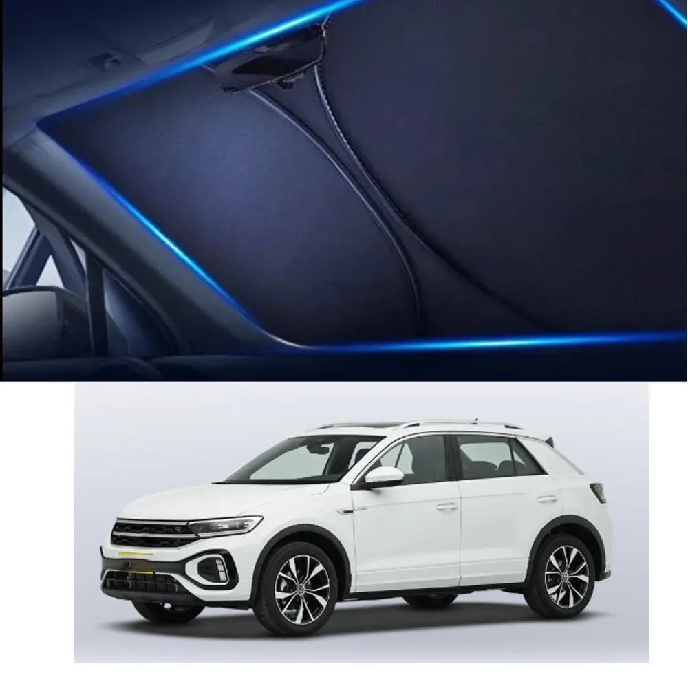 

For VW T-ROC Car Window Curtain Privacy Window Sun Shade Protection Cover UV Reflection Summer Cooling