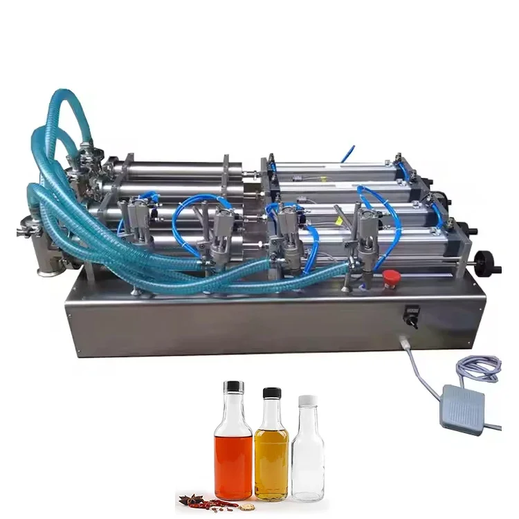 

2026-Semi-automatic Liquid Filling Machine ,High Speed 4 Nozzles Bottle Liquid Filling Machine for Sales