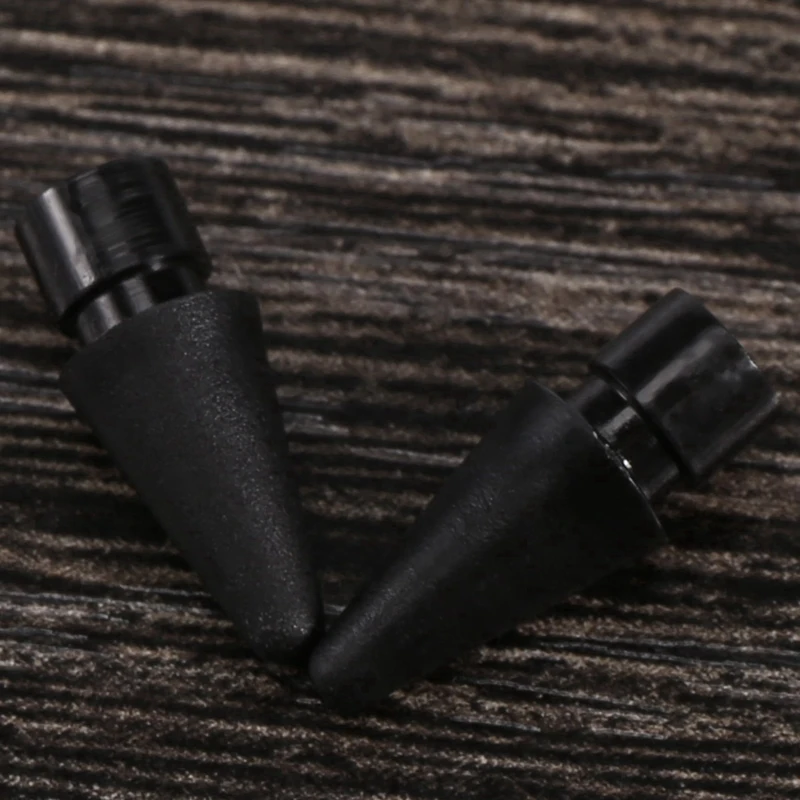 4 шт., сменные наконечники для карандашей Apple Pencil 1-го и 2-го поколения (черные)