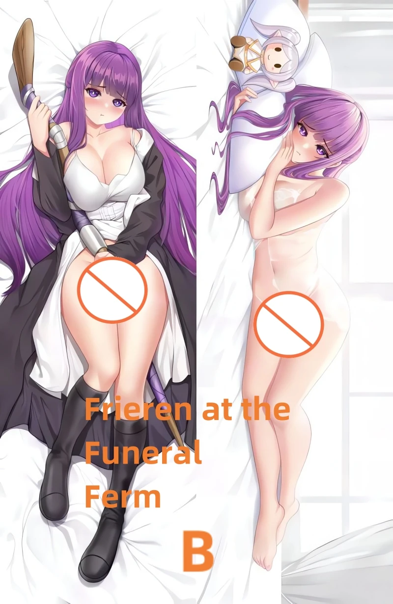 Dakimakura Anime Pillow Case Frieren at the Funeral Ferm Double-sided Print Of Life-size Body Pillowcase Gifts Can be Customized