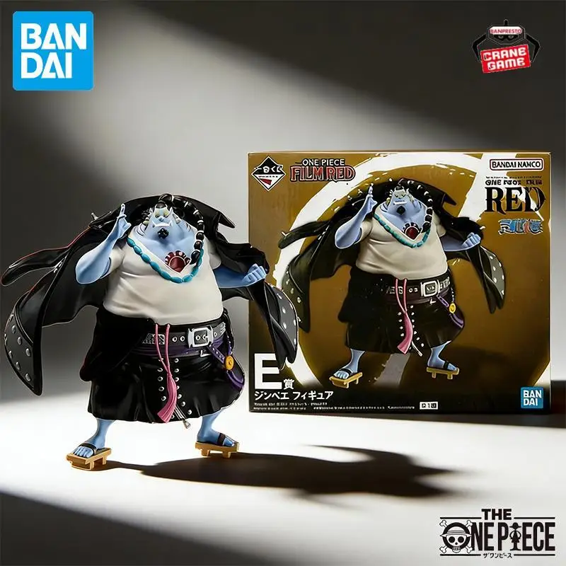 

Bandai Original Banpresto Film Red One Piece Ichiban Kuji Jinbe Action Figures Anime Figuras PVC Cartoon Model Toys Juguete Gift