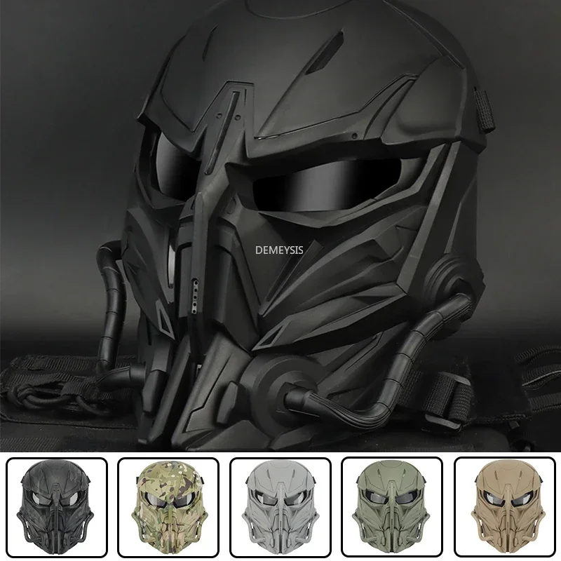 Tactical Airsoft Mask Cs  Full Face Protection Combat Training Hunting Paintball Shooting Masks