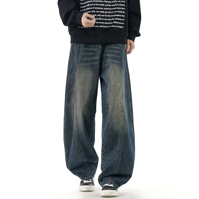 

Мужские джинсы Bent Knife, весна 2026, новый модный бренд Rascal, красивый американский Bent Knife, свободные широкие джинсы, повседневные брюки