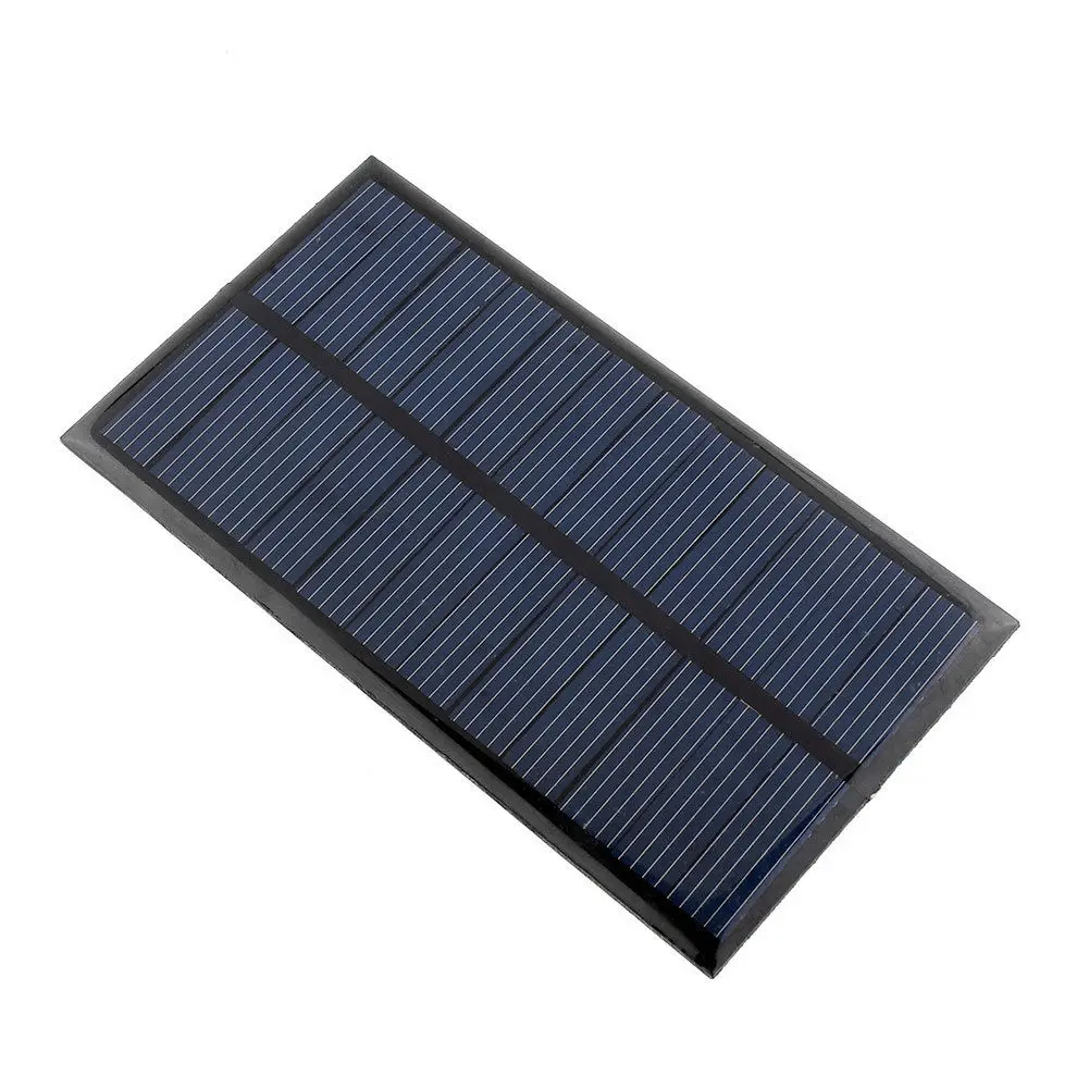 6V 1W Mini Solar Panel Small Solar Cell Panel DIY Module for Electric Toy Water Pump Power 110*60*2.5mm