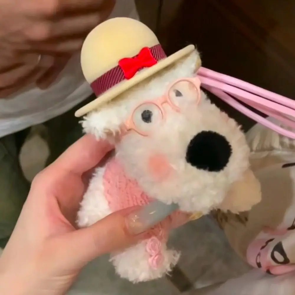 

Kawaii дисплей, кукла-щенок, коробка для колец, фаршированный мультяшный чехол для обручального кольца, милая коробка для обручального кольца для подруги