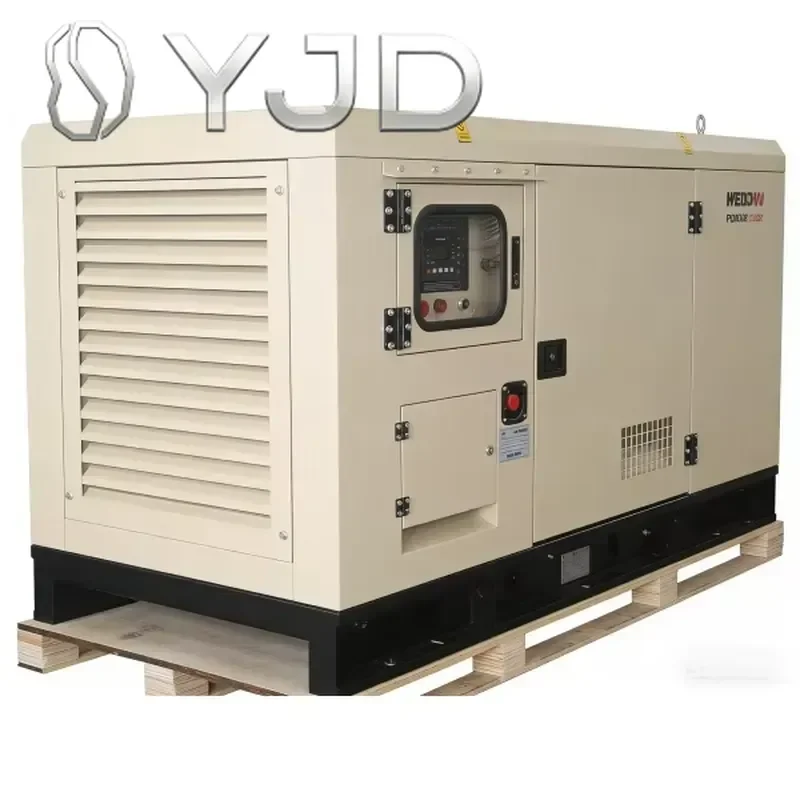 Global Warranty 80kva-500kva Silent Diesel Generator 3 Phase for Engine with ATS