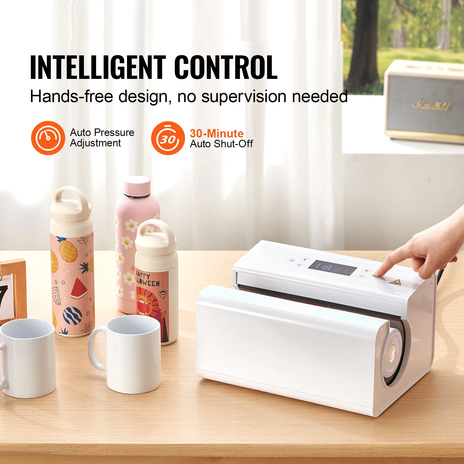 SucceBuy آلة الصحافة الحرارة بهلوان الأوتوماتيكية القدح الصحافة الحرارة 11-30 أوقية البهلوانات التسامي تسخين سريع حتى بهلوان الصحافة مع الشريط #2