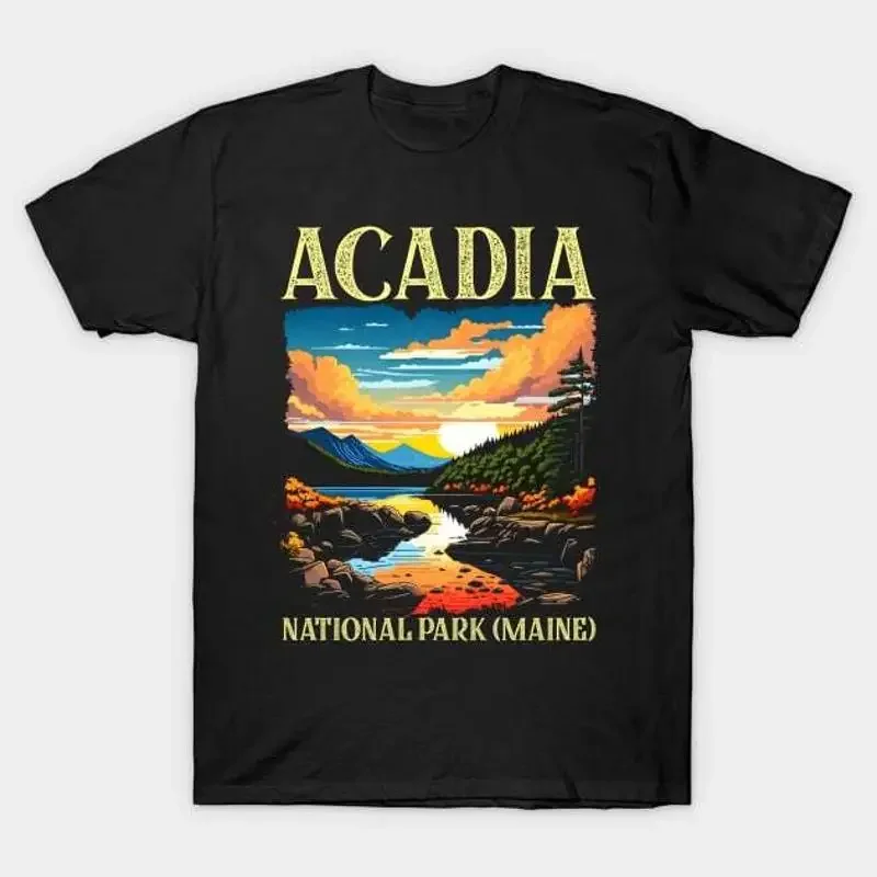 Acadia National Park Maine T Shirt S 5XL Fast Shipping